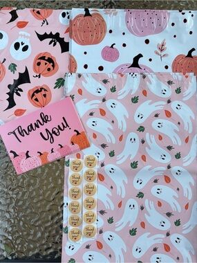 Halloween/Fall Poly Mailer Shipping Bags